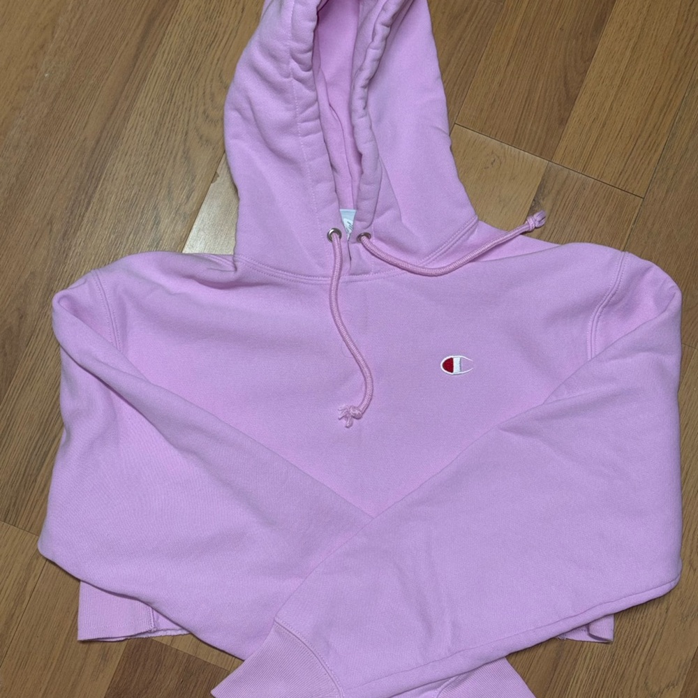Champion Women's Light Pink Hoodie